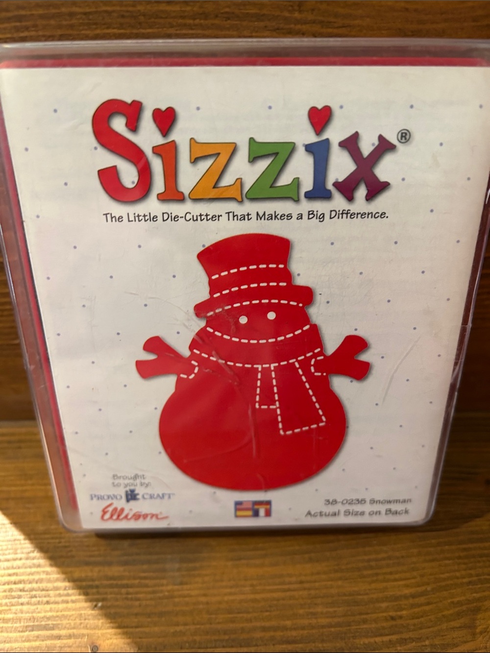 Sizzix Red Snowman Die-Cutter